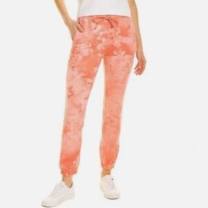 NWT Cotton Citizen Milan Tie Dye Cotton Joggers in Dahlia Crystal